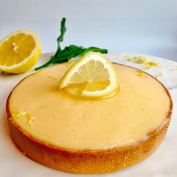Zesty Lemon Tart (6") with Upcycled Okara Flour