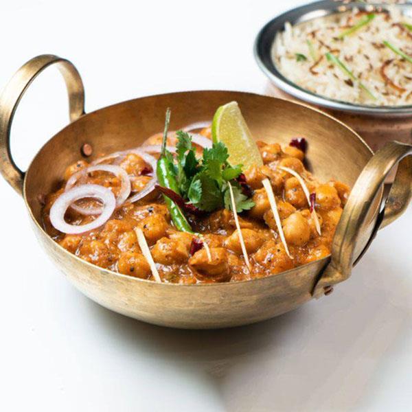 Punjabi Chole with Upcycled Eggshell Moromi Salt
