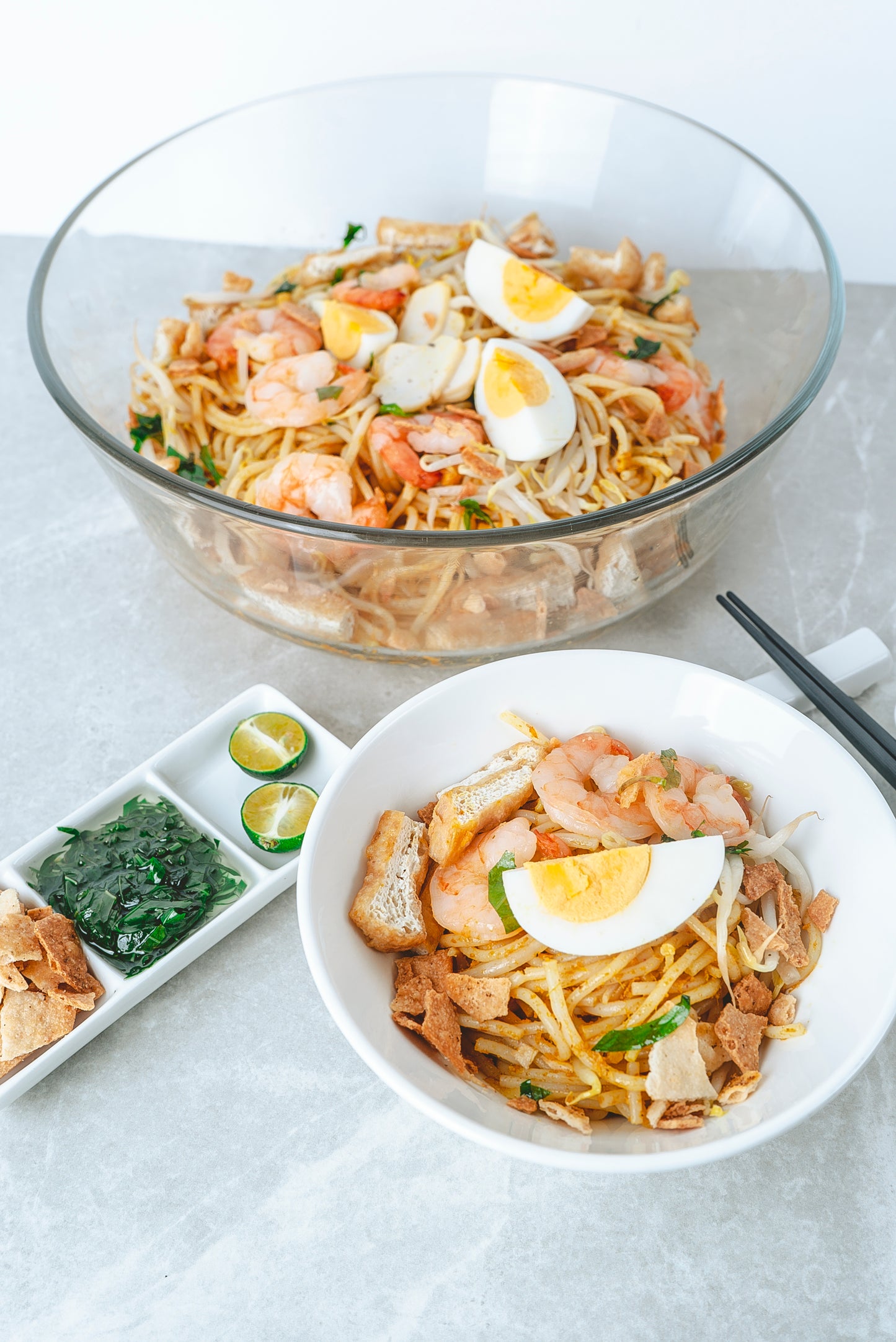 ExCoo Dry Laksa with Upcycled Prawn Shells
