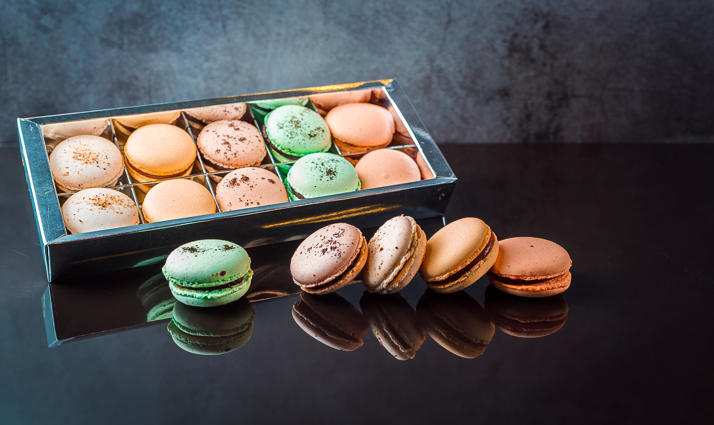 Assorted Macarons (10pcs) with Upcycled Spent Fillings