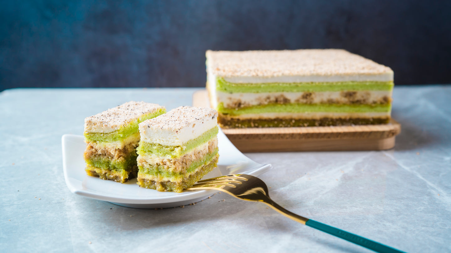 Gluten-free Ondeh-Ondeh Cake with Upcycled Coconut Spent (5" x 4")
