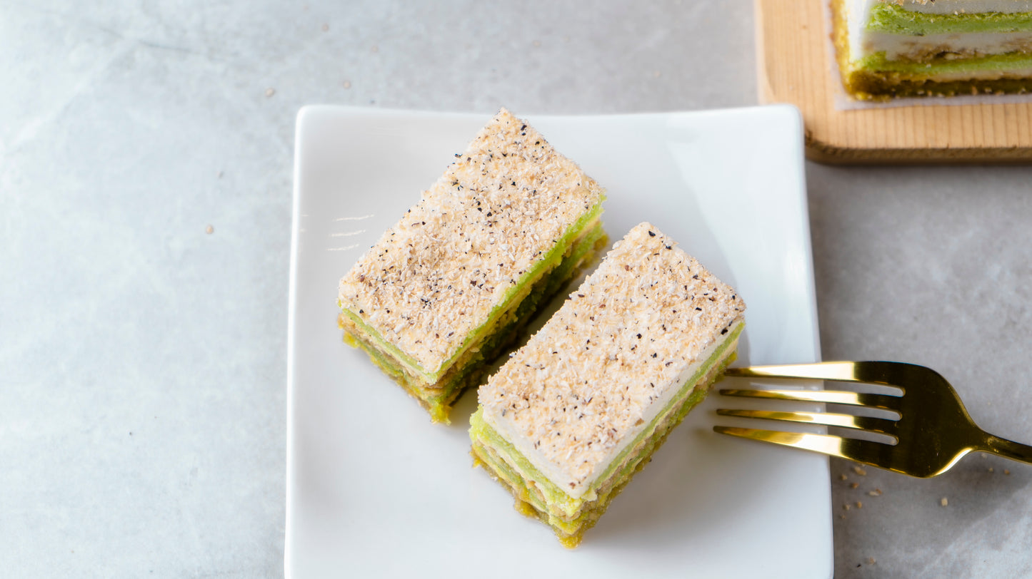 Gluten-free Ondeh-Ondeh Cake with Upcycled Coconut Spent (5" x 4")