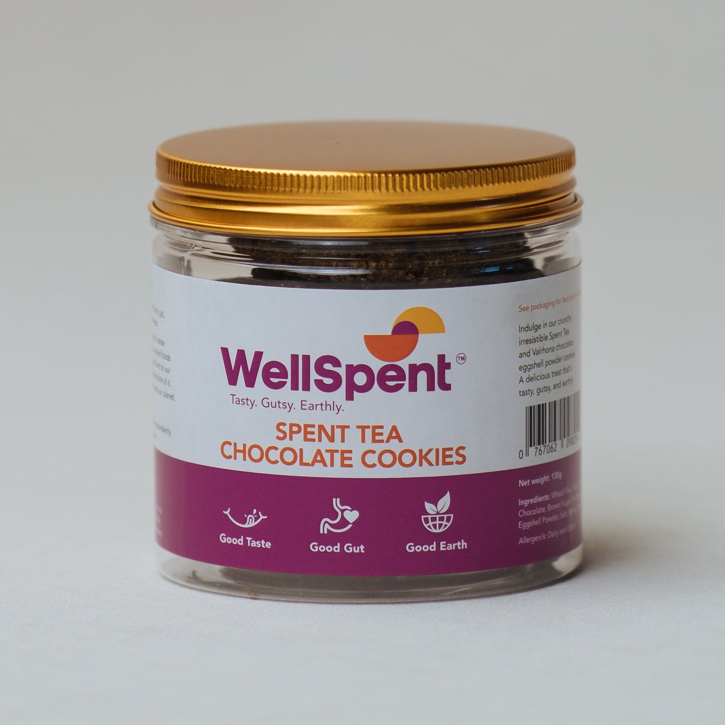 Spent Tea Chocolate Cookies