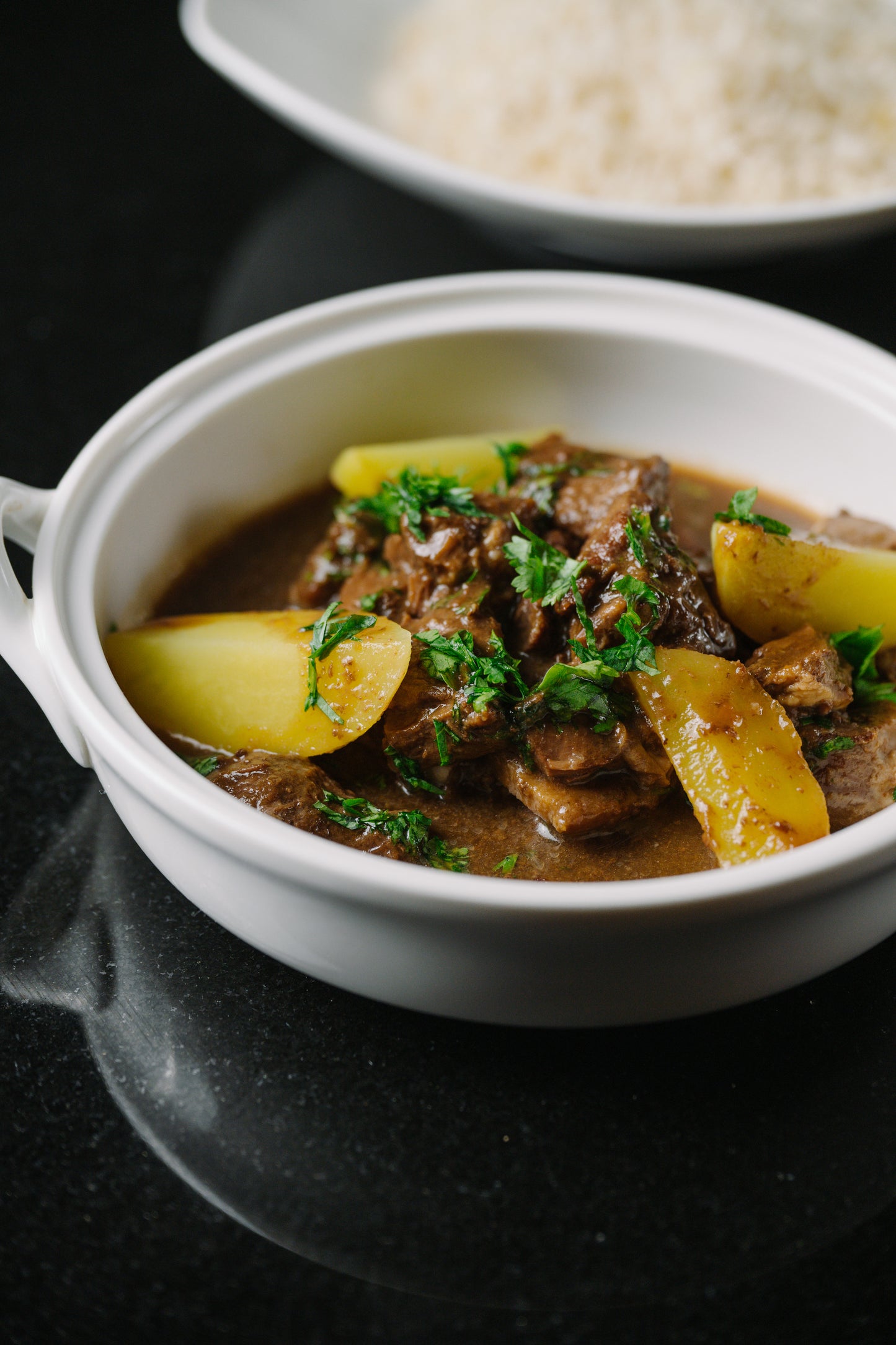 French Beef Stew with Upcycled Eggshell Moromi Salt