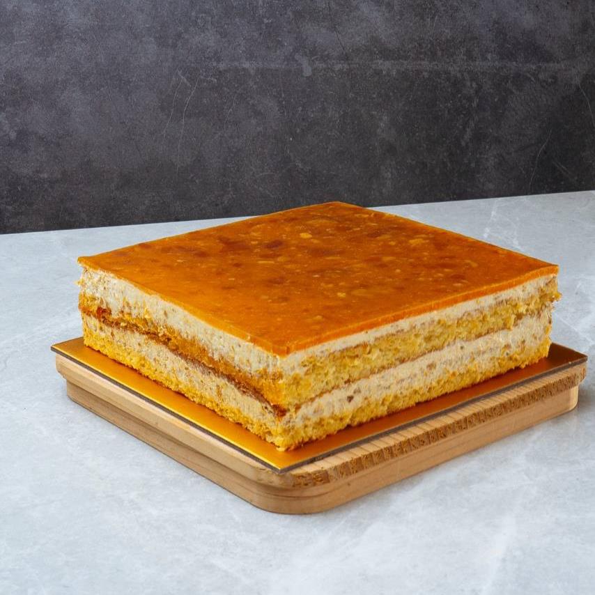Gluten-free Orange Peel Cake (5" x 4") with Upcycled Orange Peels